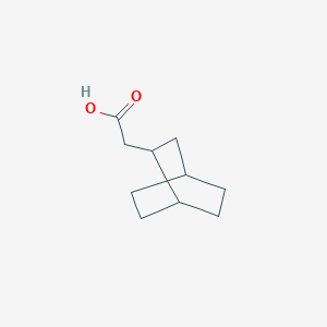 molecular formula C10H16O2 B2740720 Bicyclo[2.2.2]oct-2-ylacetic acid CAS No. 1539768-12-1