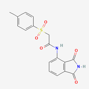 N-(1,3-dioxoisoindolin-4-yl)-2-tosylacetamide