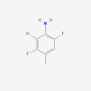 molecular formula C7H6BrF2N B2740780 2-Bromo-3,6-difluoro-4-methylaniline CAS No. 1951439-70-5