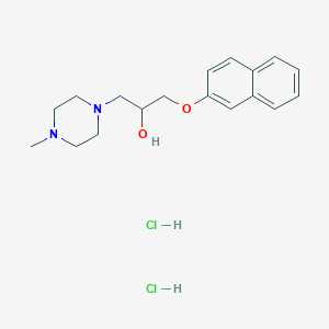 1-(4-Methylpiperazin-1-yl)-3-(2-naphthyloxy)propan-2-ol dihydrochloride