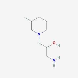 molecular formula C9H20N2O B2740791 1-Amino-3-(3-methylpiperidin-1-yl)propan-2-ol CAS No. 499975-59-6