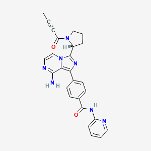 molecular formula C26H23N7O2 B2740804 Acalabrutinib enantiomer CAS No. 1952316-43-6