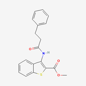 Methyl 3-(3-phenylpropanamido)benzo[b]thiophene-2-carboxylate