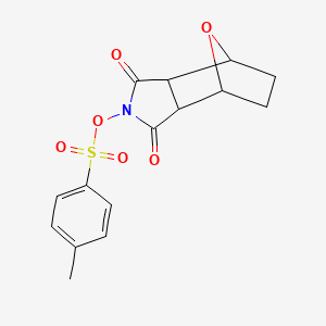 2-{[(4-methylphenyl)sulfonyl]oxy}hexahydro-1H-4,7-epoxyisoindole-1,3(2H)-dione