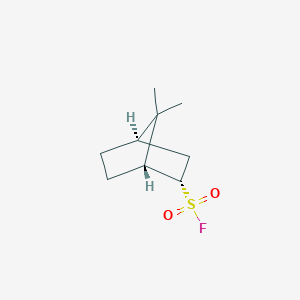 molecular formula C9H15FO2S B2740987 (1R,2S,4R)-7,7-Dimethylbicyclo[2.2.1]heptane-2-sulfonyl fluoride CAS No. 2460739-55-1