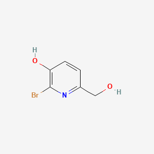 molecular formula C6H6BrNO2 B2740993 2-Bromo-6-(hydroxymethyl)-3-pyridinol CAS No. 168015-04-1