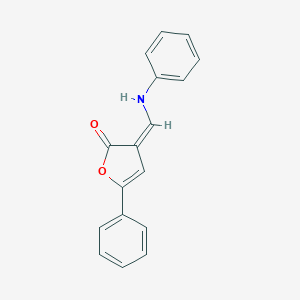 molecular formula C17H13NO2 B274101 (3Z)-3-(anilinomethylidene)-5-phenylfuran-2-one 