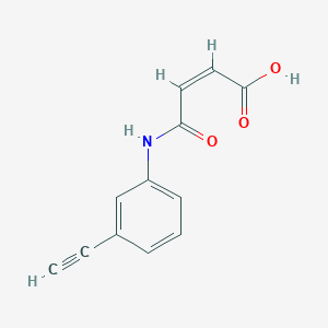 (Z)-4-(3-ethynylanilino)-4-oxobut-2-enoic acid