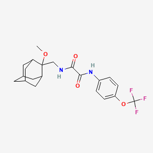 molecular formula C21H25F3N2O4 B2741136 N1-(((1R,3S,5r,7r)-2-methoxyadamantan-2-yl)methyl)-N2-(4-(trifluoromethoxy)phenyl)oxalamide CAS No. 1797025-86-5