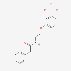 2-phenyl-N-(2-(3-(trifluoromethyl)phenoxy)ethyl)acetamide