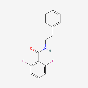 molecular formula C15H13F2NO B2741171 2,6-difluoro-N-(2-phenylethyl)benzamide CAS No. 314054-21-2