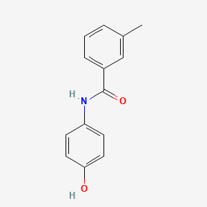 molecular formula C14H13NO2 B2741180 N-(4-hydroxyphenyl)-3-methylbenzamide CAS No. 314751-32-1
