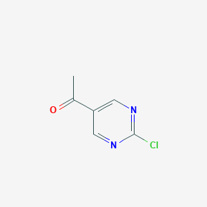 molecular formula C6H5ClN2O B027412 1-(2-Chloropyrimidin-5-YL)ethanone CAS No. 110100-00-0