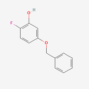 molecular formula C13H11FO2 B2741217 5-(Benzyloxy)-2-fluorophenol CAS No. 1881328-84-2