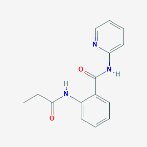 2-(propanoylamino)-N-pyridin-2-ylbenzamide