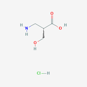 (S)-3-Amino-2-(hydroxymethyl)propanoic acid hydrochloride