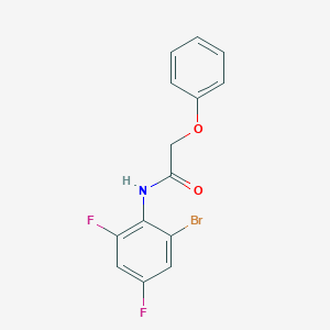 N-(6-Bromo-2,4-difluorophenyl)-2-phenoxyethanamide
