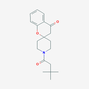 1'-(3,3-Dimethylbutanoyl)spiro[chroman-2,4'-piperidin]-4-one