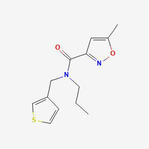 5-methyl-N-propyl-N-(thiophen-3-ylmethyl)isoxazole-3-carboxamide