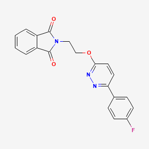 2-(2-((6-(4-Fluorophenyl)pyridazin-3-yl)oxy)ethyl)isoindoline-1,3-dione