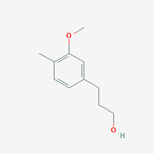 molecular formula C11H16O2 B2741317 3-(3-甲氧基-4-甲基苯基)丙醇 CAS No. 168132-18-1