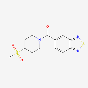 Benzo[c][1,2,5]thiadiazol-5-yl(4-(methylsulfonyl)piperidin-1-yl)methanone