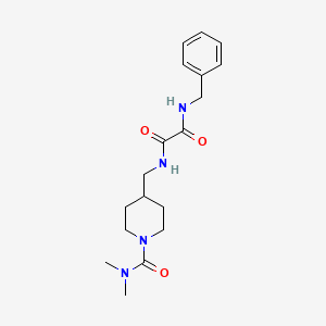 N1-benzyl-N2-((1-(dimethylcarbamoyl)piperidin-4-yl)methyl)oxalamide