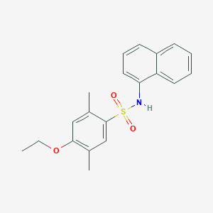 4-ethoxy-2,5-dimethyl-N-(naphthalen-1-yl)benzene-1-sulfonamide