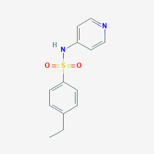 molecular formula C13H14N2O2S B274136 4-ethyl-N-(4-pyridinyl)benzenesulfonamide 