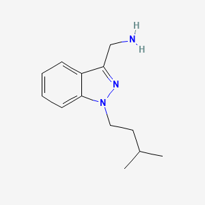 (1-Isopentyl-1H-indazol-3-yl)methanamine
