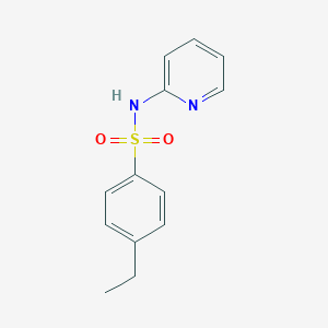molecular formula C13H14N2O2S B274137 4-Ethyl-N-pyridin-2-yl-benzenesulfonamide 
