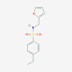 molecular formula C13H15NO3S B274138 4-ethyl-N-(2-furylmethyl)benzenesulfonamide 