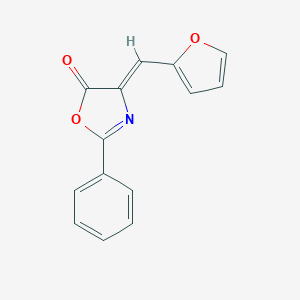 molecular formula C14H9NO3 B274139 (4Z)-4-(furan-2-ylmethylidene)-2-phenyl-1,3-oxazol-5(4H)-one 
