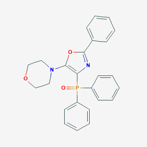 molecular formula C25H23N2O3P B274141 4-[4-(Diphenylphosphoryl)-2-phenyl-1,3-oxazol-5-yl]morpholine 