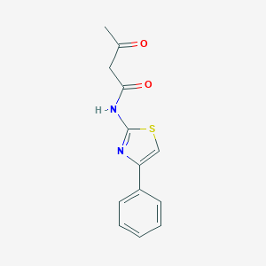 3-oxo-N-(4-phenyl-1,3-thiazol-2-yl)butanamide