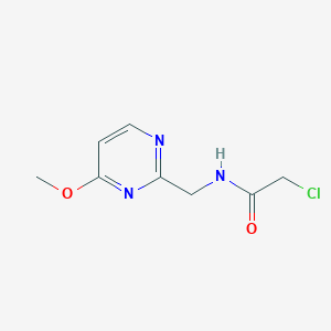 2-Chloro-N-[(4-methoxypyrimidin-2-yl)methyl]acetamide