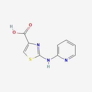 molecular formula C9H7N3O2S B2741461 2-[(Pyridin-2-yl)amino]-1,3-thiazole-4-carboxylic acid CAS No. 232596-44-0