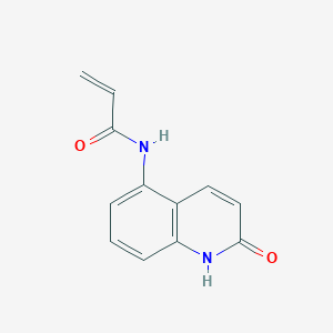 N-(2-Oxo-1H-quinolin-5-yl)prop-2-enamide