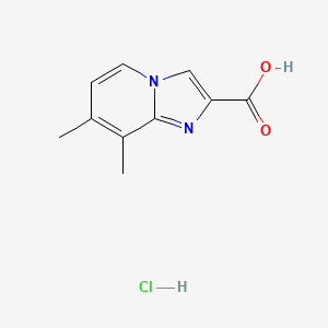 7,8-Dimethylimidazo[1,2-a]pyridine-2-carboxylic acid;hydrochloride