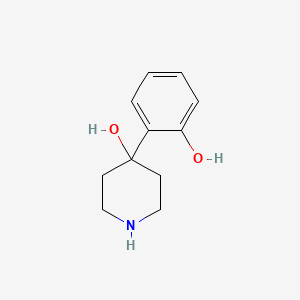 molecular formula C11H15NO2 B2741498 4-(2-Hydroxyphenyl)piperidin-4-ol CAS No. 336882-80-5