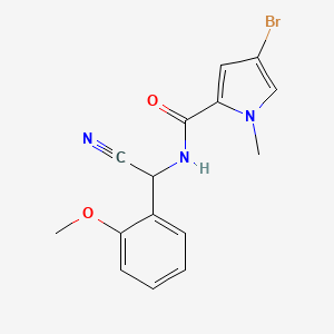 4-Bromo-N-[cyano-(2-methoxyphenyl)methyl]-1-methylpyrrole-2-carboxamide