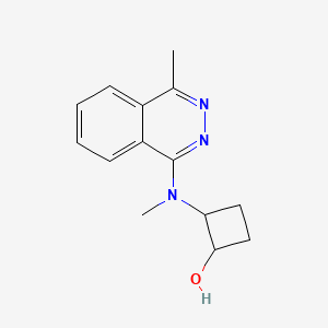 2-[Methyl(4-methylphthalazin-1-yl)amino]cyclobutan-1-ol