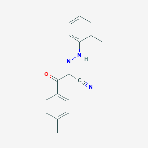molecular formula C17H15N3O B274153 3-(4-Methylphenyl)-2-[(2-methylphenyl)hydrazono]-3-oxopropanenitrile 