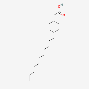 2-(4-undecylcyclohexyl)acetic Acid
