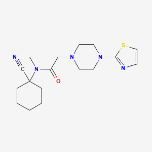 N-(1-cyanocyclohexyl)-N-methyl-2-[4-(1,3-thiazol-2-yl)piperazin-1-yl]acetamide