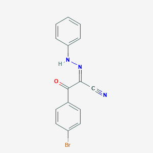 molecular formula C15H10BrN3O B274161 3-(4-Bromophenyl)-3-oxo-2-(phenylhydrazono)propanenitrile 