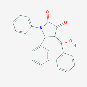 molecular formula C23H17NO3 B274163 4-benzoyl-3-hydroxy-1,5-diphenyl-1,5-dihydro-2H-pyrrol-2-one 