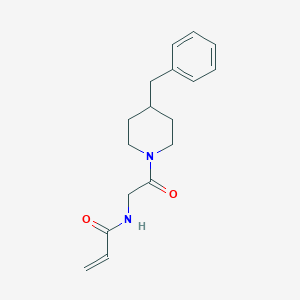 molecular formula C17H22N2O2 B2741631 N-[2-(4-Benzylpiperidin-1-yl)-2-oxoethyl]prop-2-enamide CAS No. 2411201-75-5