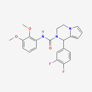 1-(3,4-difluorophenyl)-N-(2,3-dimethoxyphenyl)-3,4-dihydropyrrolo[1,2-a]pyrazine-2(1H)-carboxamide