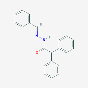 molecular formula C21H18N2O B274164 N'-benzylidene-2,2-diphenylacetohydrazide 